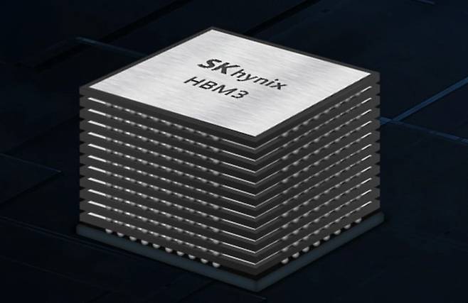 SK하이닉스의 인공지능(AI) 반도체 HBM3. /SK하이닉스 제공