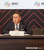 조현상 ABAC 신임 의장이 12일(현지시간) ABAC 개막 행사에서 모두 발언하고 있다. HS효성 제공