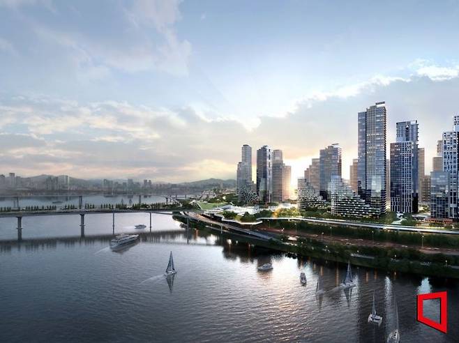 압구정3구역 투시도. 서울시 제공