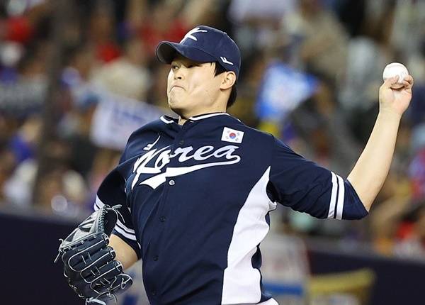 역투하는 최지민. 사진=연합뉴스 제공