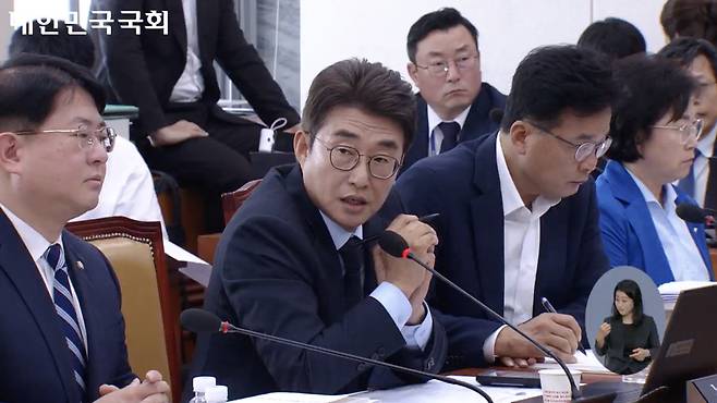 ▲&nbsp; 노종면 더불어민주당 국회의원 국회 발언&nbsp;(2024년 7월 24일)