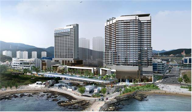 패밀리리조트 신라 모노그램 부산 조감도 [부산시 제공]