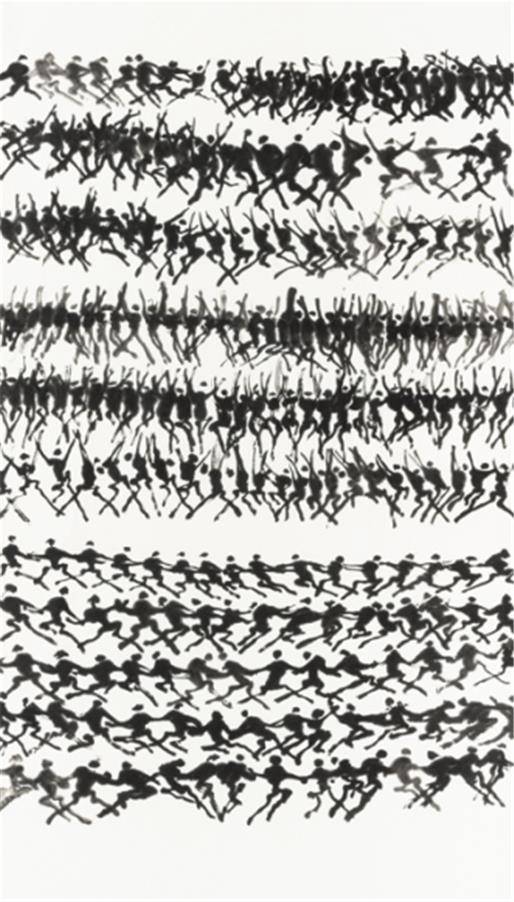 이응노, '인간' [전북도립미술관 제공. 재판매 및 DB 금지]