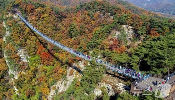 강원 원주시 간현관광지 내 소금산그랜드밸리 자료사진. (뉴스1 DB)