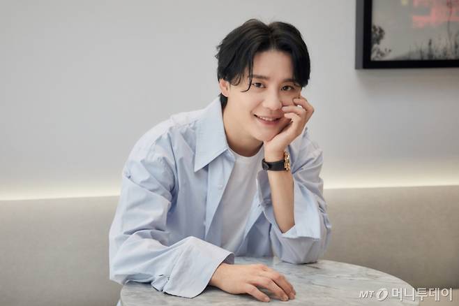 라운드 인터뷰에 참여한 가수 김준수의 모습. /사진=머니투데이DB