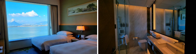 쉐라톤 홍콩 퉁청 객실 / 사진=김혜성 여행+ 기자