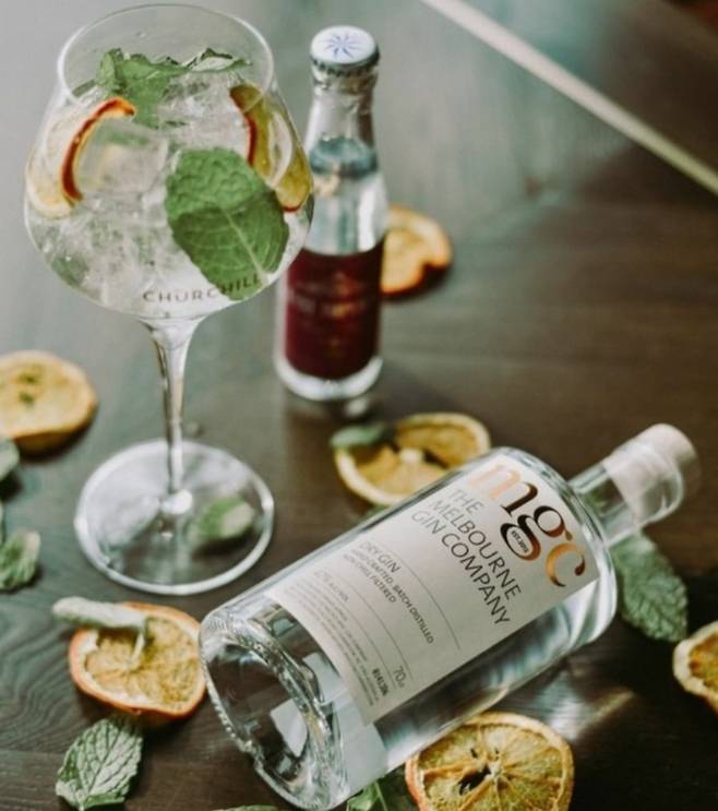 멜버른 드라이 진. 인스타그램