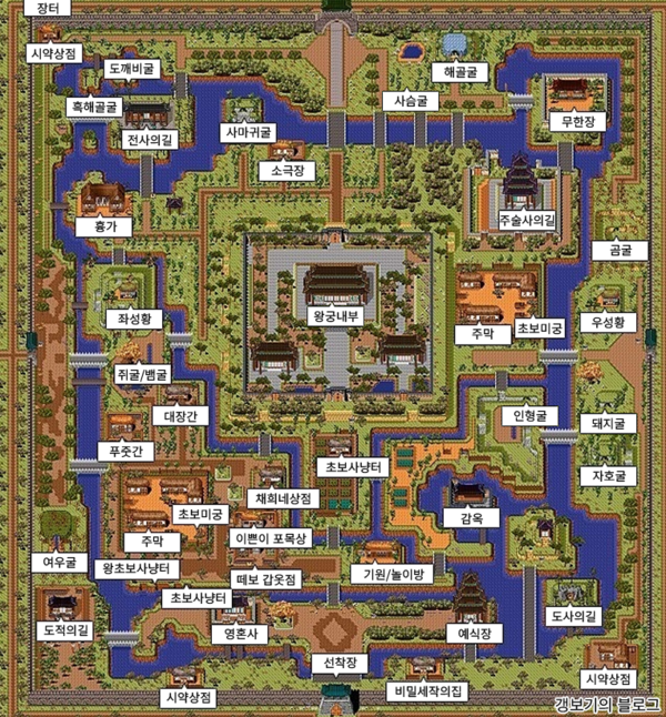 - 국내성 지도 [출처: 클바지지]