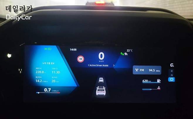 르노, 그랑 콜레오스 (가솔린) (계기판)