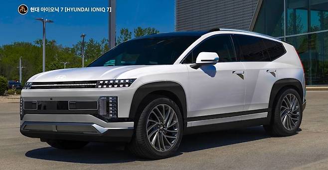 현대차 '아이오닉 9' 예상도 (출처 : 뉴욕맘모스)