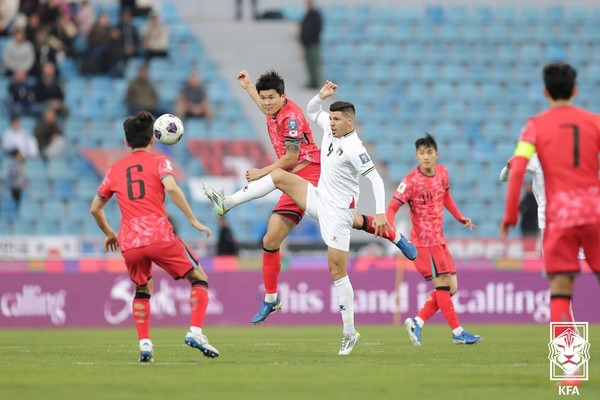 김민재(남자 축구대표팀). 대한축구협회 제공