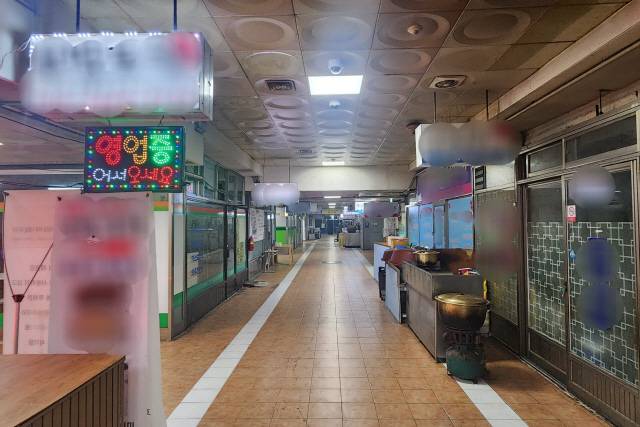 ▲ 최근 찾은 강릉 동부시장은 오전, 오후 시간 대 모두 인적이 드물었다. 황선우