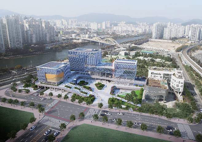 부산 해운대구청 신청사 조감도. 부산 해운대구청 제공