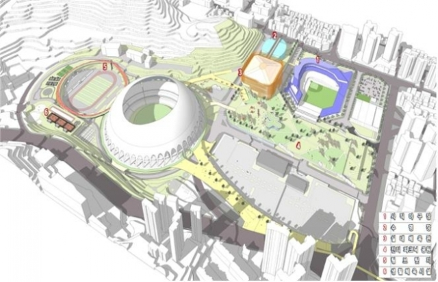 2031년에 새롭게 탄생할 부산 종합운동장 조감도. 부산시 제공