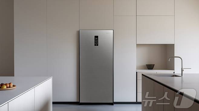 쿠쿠가 출시한 첫 김치냉장고 제품 '1도어 컨버터블 김치냉장고' 이미지.(쿠쿠 제공)