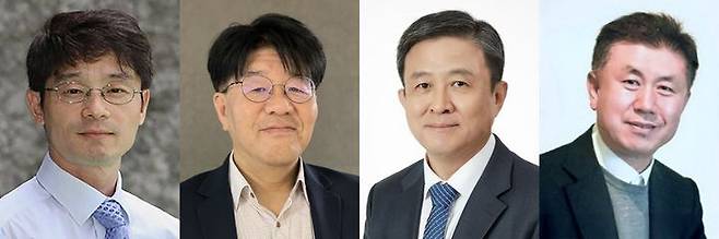 왼쪽부터 권태호 한겨레 논설위원실장, 장용훈 연합뉴스 통일·북한 전문기자, 이강원 법무법인 다담 대표변호사, 우종익 아영FBC 대표이사. / 성균관대 제공