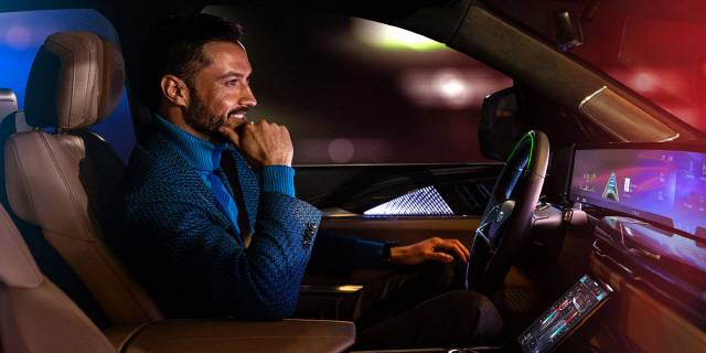 GM 캐딜락의 슈퍼크루즈 이용 모습. 캐딜락 미국 홈페이지