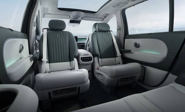 아이오닉9 2열, 3열 모습. 현대자동차 제공