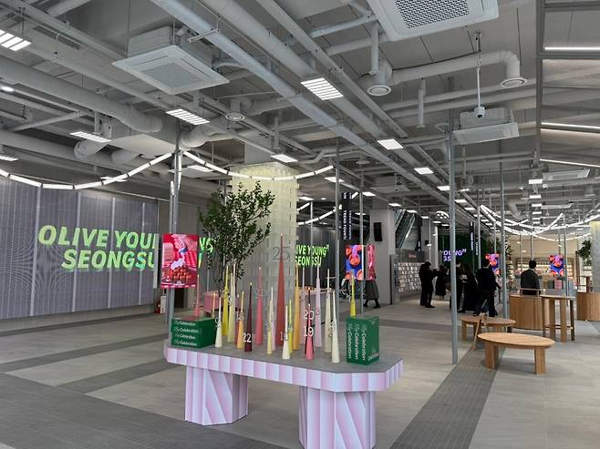 올리브영N 성수 모습. (사진=최수진 기자)