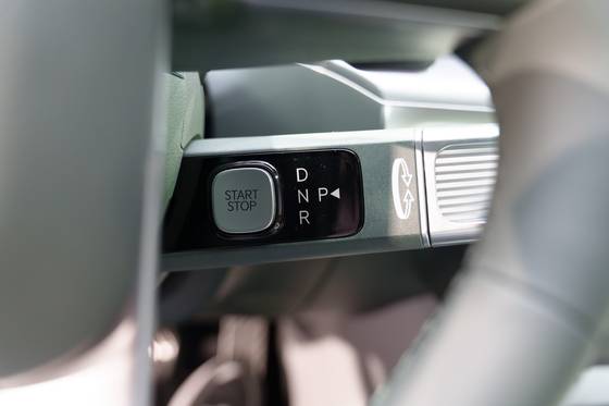 The Hyundai Ioniq 9 during the vehicle's media preview event held in Los Angeles in November [CHO YONG-JUN]