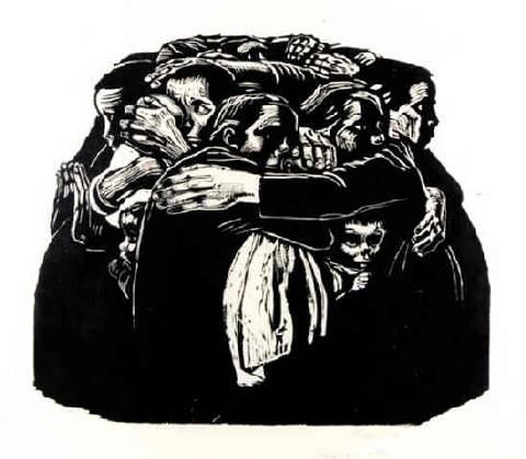 케테 콜비츠, ‘전쟁 연작 6, 어머니들’