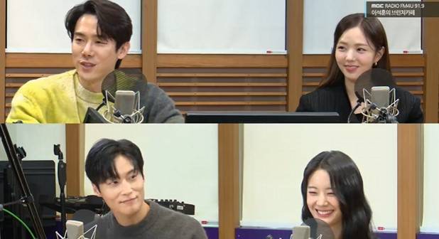 왼쪽 위부터 시계방향으로 유연석, 채수빈, 장규리, 허남준/MBC FM4U ‘이석훈의 브런치카페’