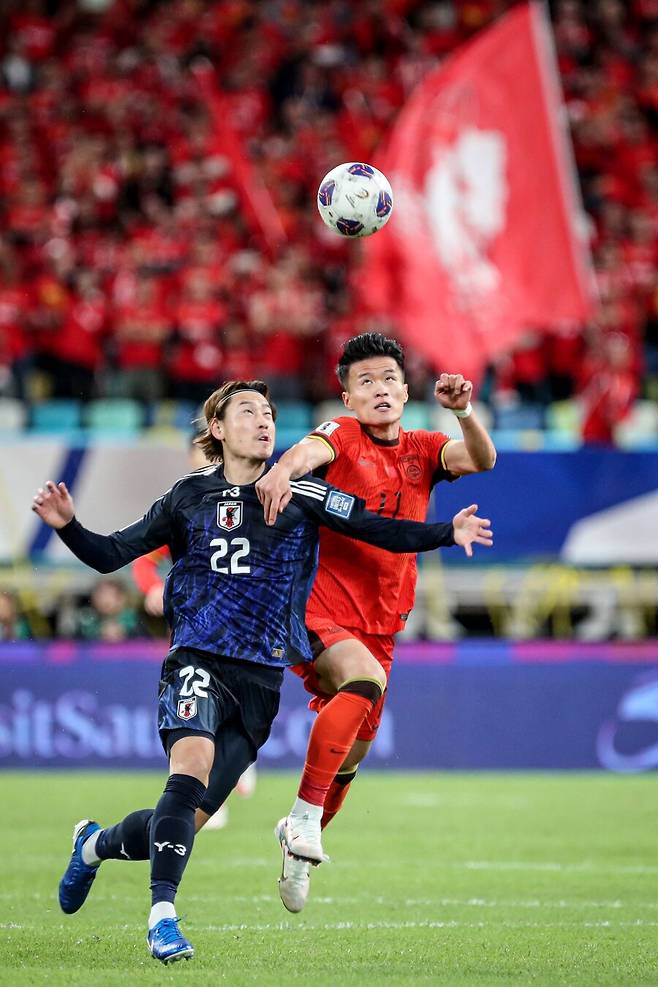 ▲ 중국에서 놀림의 대상인 중국 축구대표팀이 2026 북중미 월드컵 본선 직행의 꿈을 꾸고 있다. ⓒ연합뉴스/AFP