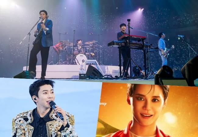 그룹 데이식스, 가수 임영웅, 뮤지컬 '알라딘' 김준수 /사진=JYP엔터테인먼트, 물고기뮤직, 에스앤코 제공