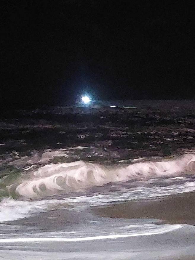 실종자 수색 [강원특별자치도소방본부 제공. 재판매 및 DB 금지]