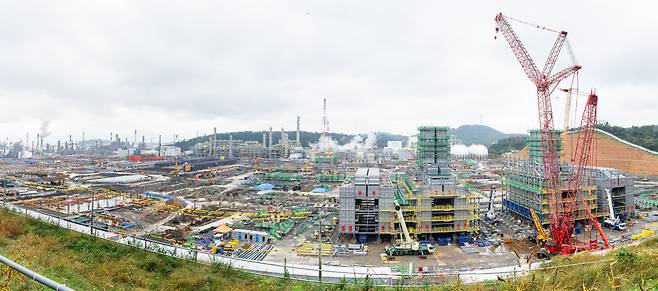 울산시 온산국가산업단지 내 S-OIL 샤힌 프로젝트 건설 현장./제공 S-OIL