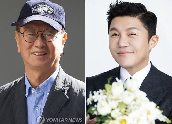 개그맨 전유성과 조세호.[사진=연합뉴스]