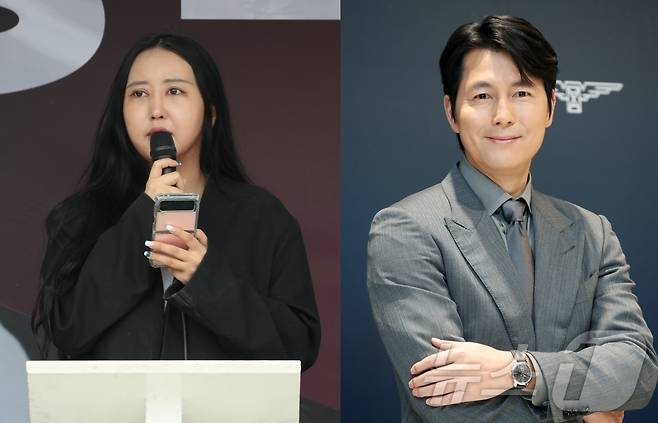 정유라(왼쪽), 배우 정우성. ⓒ 뉴스1