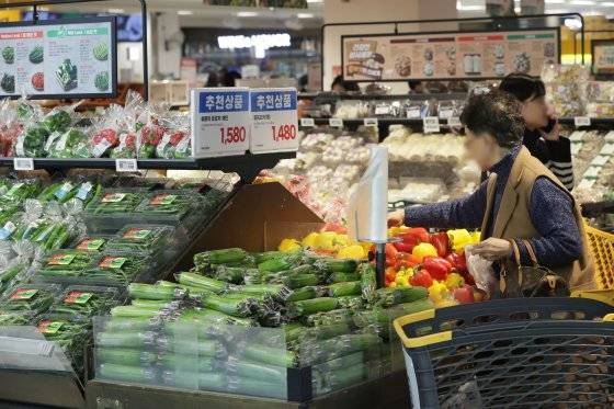 20일 서울의 한 대형마트에서 장을 보는 시민들 모습. 연합뉴스