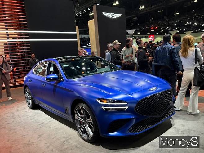 제네시스 G70블루 /사진=김서연 기자