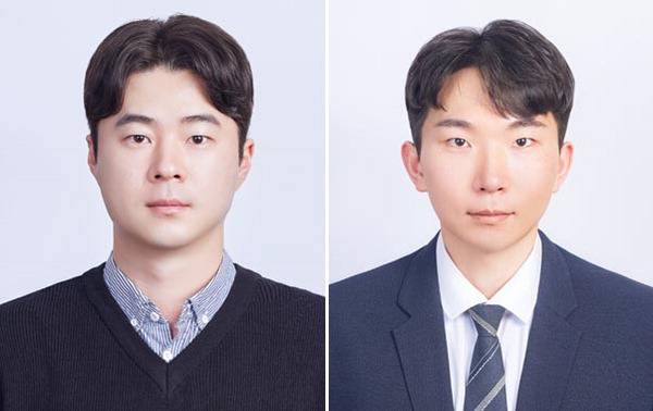 박준용(왼쪽), 송진영