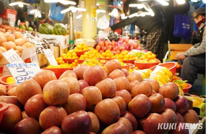 서울 전통시장. 사진=박효상 기자