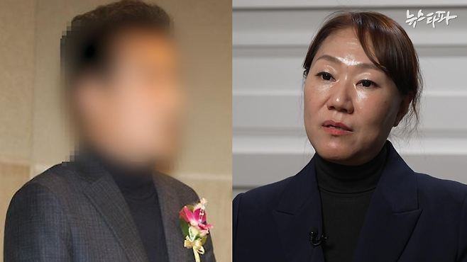 오세훈 스폰서로 알려진 김한정 회장(좌)과 강혜경 씨(우)