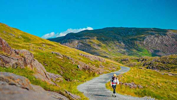 웨일스 최고봉으로 오르는 길은 한가롭고 평화롭다.