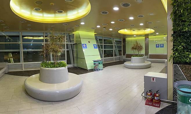 인천공항 제1터미널 전자담배 라운지 내부 모습. 세계일보 자료사진