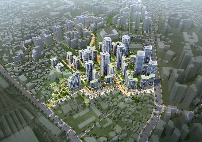 서계동 33번지 일대 주택정비형 재개발사업 조감도. 서울시