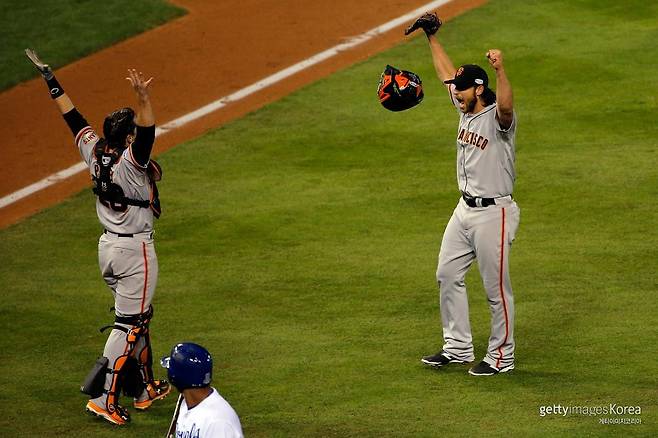 버스터 포지-매디슨 범가너. 사진=게티이미지코리아