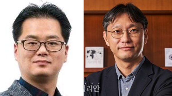 왼쪽부터 김연정 김연정 DX부문 MX사업부 SEV법인 구매팀장 부사장, 권오겸 DS부문 제조&기술담당 8인치제조기술팀장 부사장ⓒ삼성전자