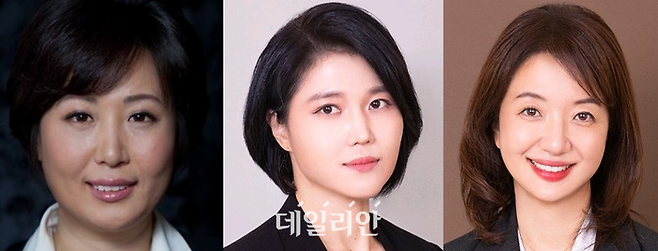 왼쪽부터 서정아 DX부문 MX사업부 디지털 커머스팀장 부사장, 이귀호 DX부문 VD사업부 광고Service그룹장 부사장, 장소연 DX부문 한국총괄 마케팅팀 부팀장 부사장ⓒ삼성전자
