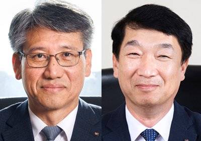 최삼영 동국제강 대표이사 사장(왼쪽), 박상훈 동국씨엠 대표이사 사장. 사진 동국제강