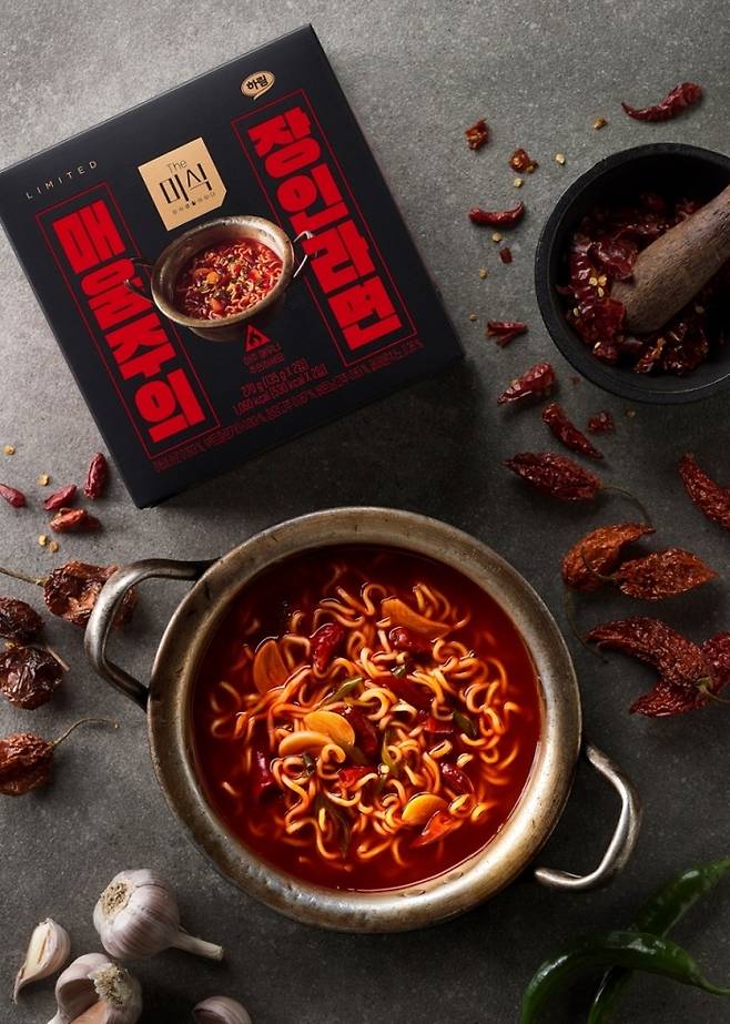 하림 더미식 매움주의 장인라면