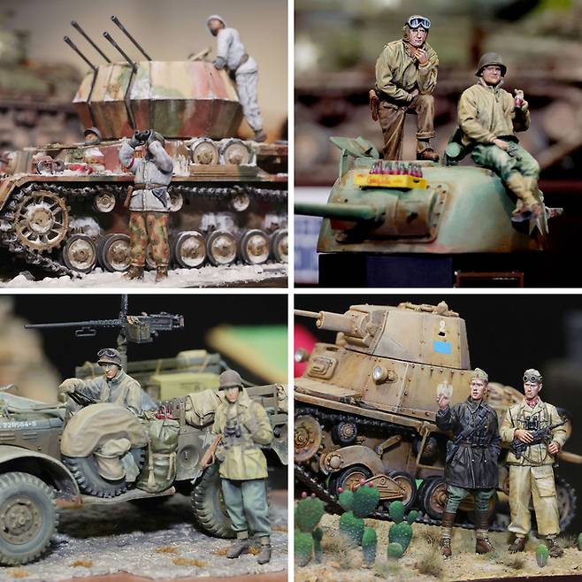 Hurry Up, 전선에서, Sands of Fire, Dodge WC52 (왼쪽위부터 시계방향)