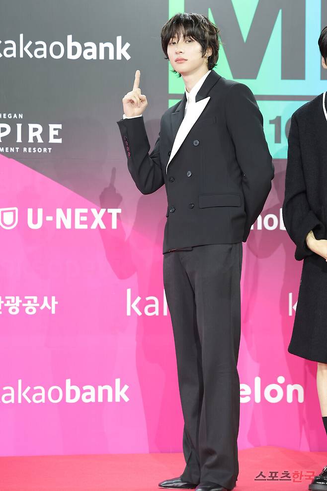 2024 멜론뮤직어워드(이하 MMA)에 참석한 그룹 라이즈 앤톤. 24.11.30. ⓒ이혜영 기자 lhy@hankooki.com