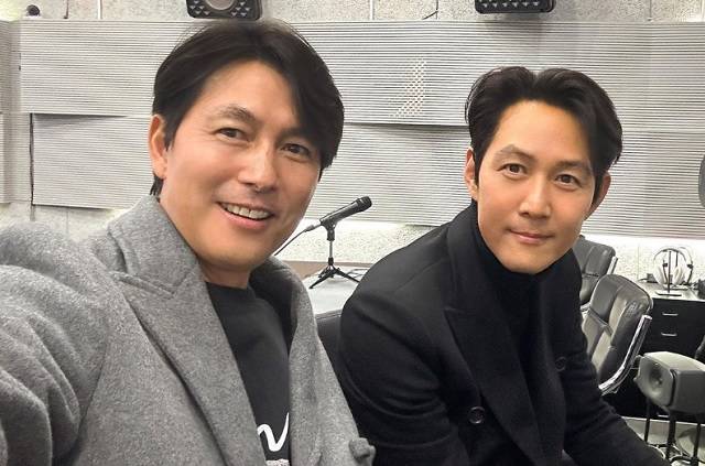 배우 정우성(왼쪽)과 이정재. 정우성 인스타그램 캡처