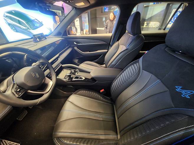 르노코리아 그랑 콜레오스 1열. /사진=도다솔 기자