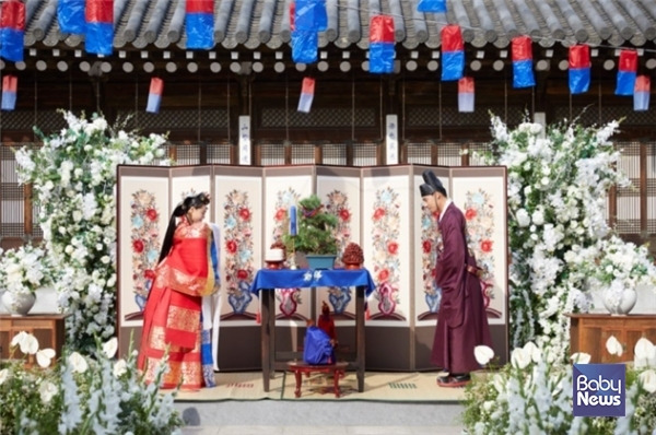 한국의집 전통혼례(참고 사진). ⓒ국가유산진흥원